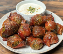 bacon wrapped brussels